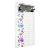 水彩画縦の継ぎ目が無いパターンボーダー ミニクリップボード (アングル)
