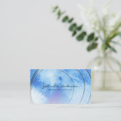 水彩画芸術的線 名刺 (スタンド正面)