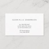 水彩画芸術的線 名刺 (裏面)