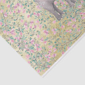 水彩画象の花の金ゴールドのグリッター 薄葉紙 (詳細)