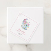 水彩画風のティーパーティー　ブライズシャワー フェイバータグ (インサイチュ)