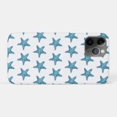 水彩画風の青いヒトデ Case-Mate iPhoneケース (裏面(横))