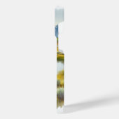 水彩画風の鹿のAIアート携帯ケース iPhoneケース (左側面)