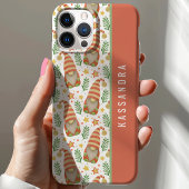 水彩画風スカンジナビアの小人 オーダーメイド クリスマスケース Case-Mate iPhoneケース