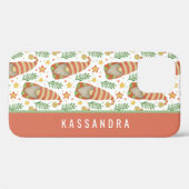 水彩画風スカンジナビアの小人 オーダーメイド クリスマスケース Case-Mate iPhoneケース (裏面 (横))