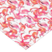 水彩画2の水彩画のフラミンゴ テーブルクロス (アングル)