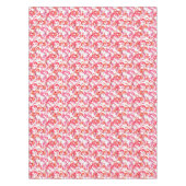 水彩画2の水彩画のフラミンゴ テーブルクロス (正面)