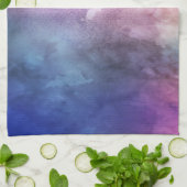 水彩画2の皿Towl キッチンタオル (折り畳み)