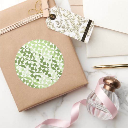 水彩画3 ラウンドシール (ギフト)