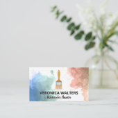 水彩画 | アーティス絵を描トブラシ ロイヤリティカード (スタンド正面)