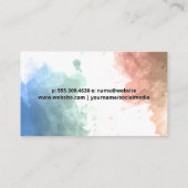 水彩画 | アーティス絵を描トブラシ ロイヤリティカード (裏面)