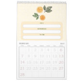 水彩画 カレンダー (2月 2027)