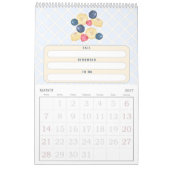 水彩画 カレンダー (3月 2027)