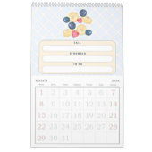 水彩画 カレンダー (3月 2026)