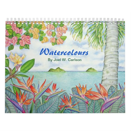 水彩画 カレンダー (カバー)