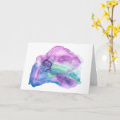 水彩画 カード (黄色い花)