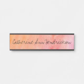 水彩画 サインプレート (正面)