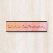 水彩画 サインプレート (正面)