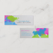 水彩画 スキニー名刺 (正面/裏面)