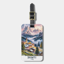 水彩画 ドロミテ イタリア アルプス山脈 オーダーメイド