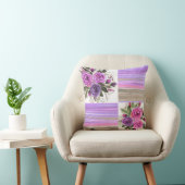 水彩画。パッチワーク。 クッション (椅子)