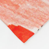 水彩画 フリースブランケット (角)