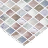 水彩画。ベージュとグレーの正方形。 テーブルクロス (アングル)