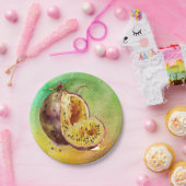 水彩画 ペーパープレート (パーティー)