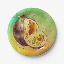 水彩画 ペーパープレート