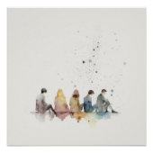 水彩画 ポスター (正面)