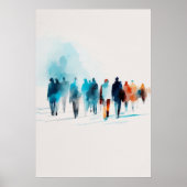 水彩画 ポスター (正面)