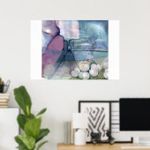 水彩画 ポスター (ホームオフィス)