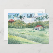 水彩画 ポストカード (正面/裏面)