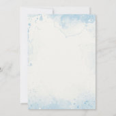 水彩画、ママの愛が咲く、母の日ブランチ 招待状 (裏面)