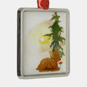 水彩画 メタルオーナメント (右)