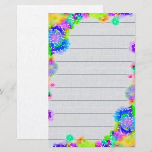 水彩画 便箋 (正面/裏面)