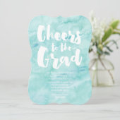 水彩画 | 卒業招待状 招待状 (スタンド正面)