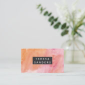 水彩画 名刺 (スタンド正面)