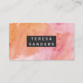 水彩画 名刺 (正面)