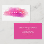 水彩画 名刺 (正面/裏面)