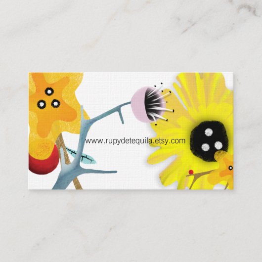 水彩画 名刺 (正面)