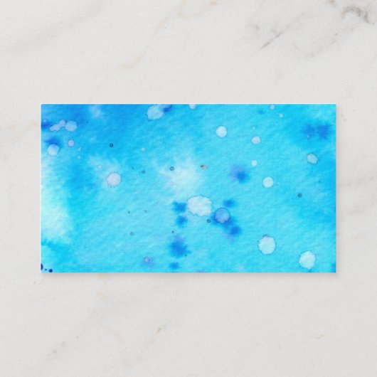 水彩画 名刺 (裏面)