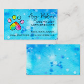 水彩画 名刺 (正面/裏面)