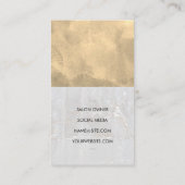 水彩画 |大理石 名刺 (裏面)