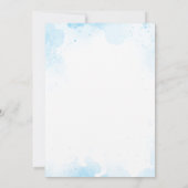 水彩画 学校説明会 ご案内 招待状 (裏面)