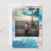 水彩画 |幾何学的な日付の保存 セーブザデート (正面)