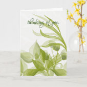 水彩画 想い出 カード (黄色い花)