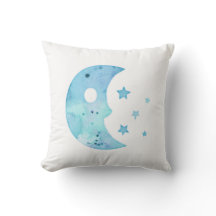 水彩画　愛してる　月と星の向こうまで