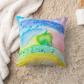 水彩画/模様/プリント/枕/ベッドルーム クッション (ブランケット)
