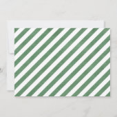 水彩画　男の子　森林の動物　ベビーシャワー 招待状 (裏面)